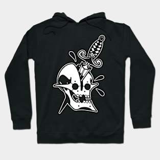 Traditional skull Hoodie